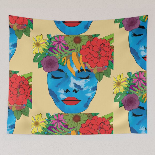 Item preview, WOMAN AND NATURAL FLOWERS designed and sold by CSJ7.