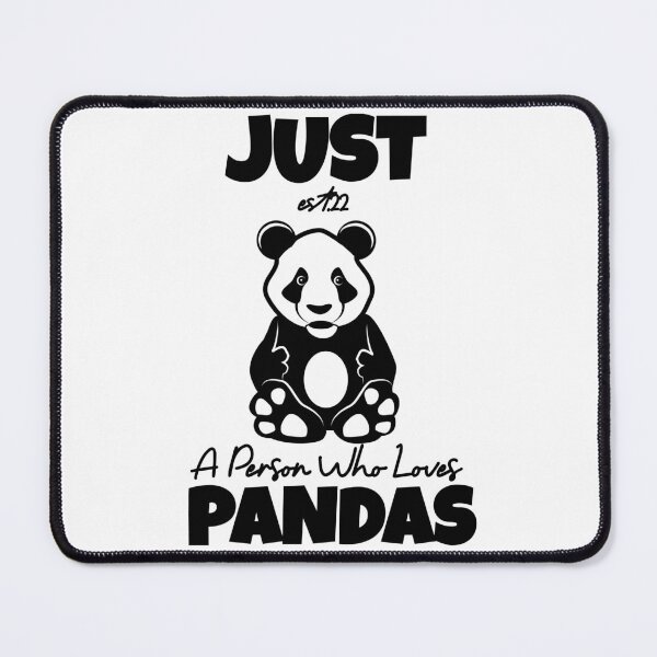 Item preview, JUST A PERSON WHO LOVES PANDAS designed and sold by GAADesignz.