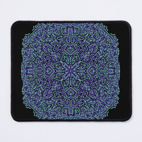Item preview, Neon Mandala Flower Abstract designed and sold by Chatchot.