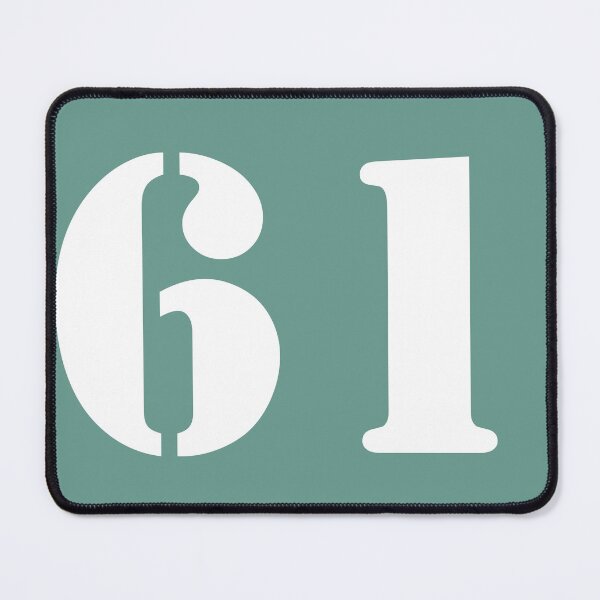 Item preview, Number Sixty One (61) in Green Circle designed and sold by Ching Teoh.