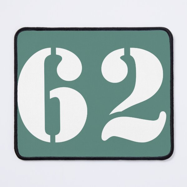 Item preview, Number Sixty Two (62) in Green Circle designed and sold by Ching Teoh.