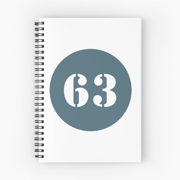 Item preview, Number Sixty Three (63) in Blue Circle designed and sold by Ching Teoh.