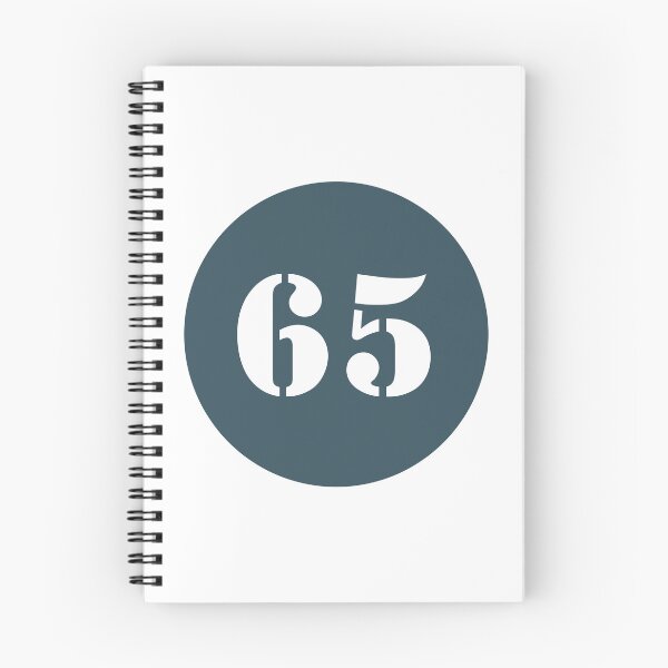 Item preview, Number Sixty Five (65) in Blue Circle designed and sold by Ching Teoh.