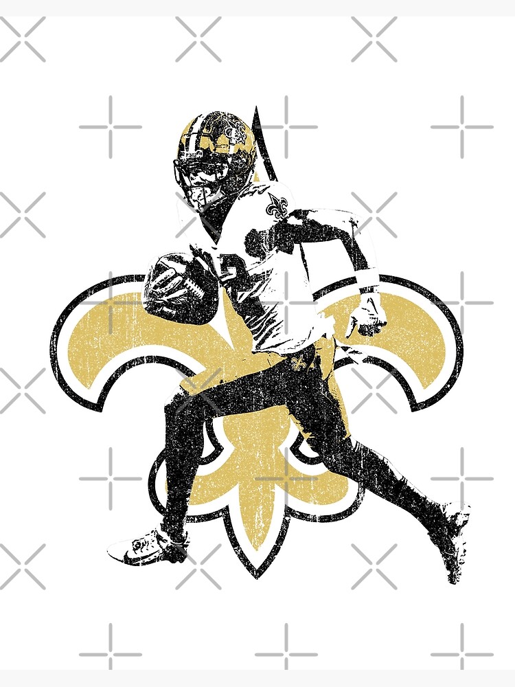 Chris Olave Poster New Orleans Saints Football Illustrated Art Print