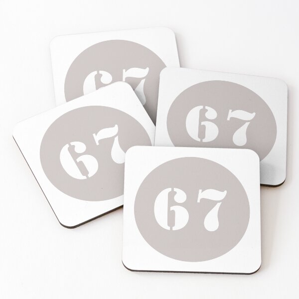 Item preview, Number Sixty Seven (67) in Khakis Circle designed and sold by Ching Teoh.