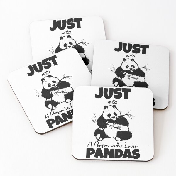 Item preview, JUST A PERSON WHO LOVES PANDAS designed and sold by GAADesignz.