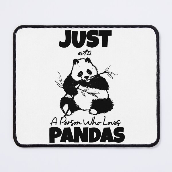 Item preview, JUST A PERSON WHO LOVES PANDAS designed and sold by GAADesignz.