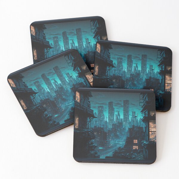 Item preview, Cyberpunk City Framed designed and sold by AICreateWorlds.