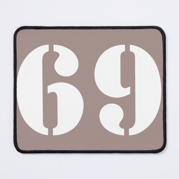 Item preview, Number Sixty Nine (69) in Brown Circle designed and sold by Ching Teoh.