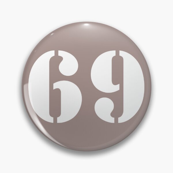 Item preview, Number Sixty Nine (69) in Brown Circle designed and sold by Ching Teoh.