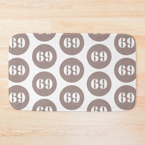 Item preview, Number Sixty Nine (69) in Brown Circle designed and sold by Ching Teoh.