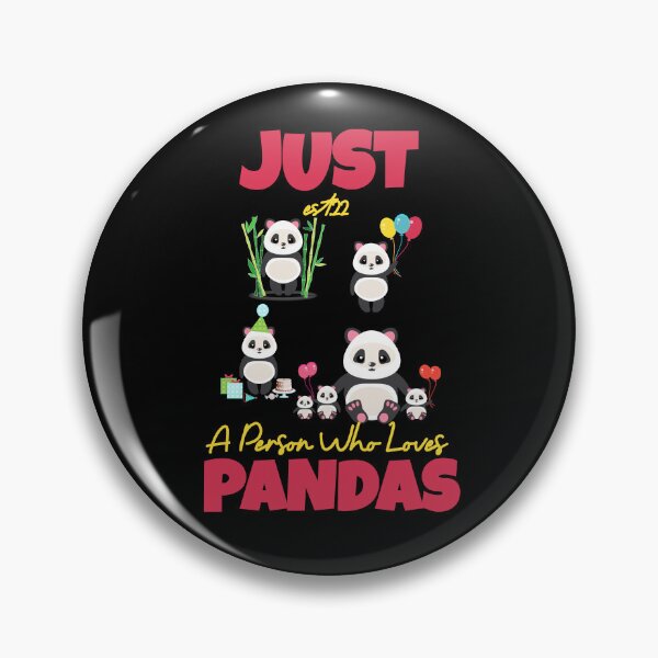 Item preview, JUST A PERSON WHO LOVES PANDAS designed and sold by GAADesignz.