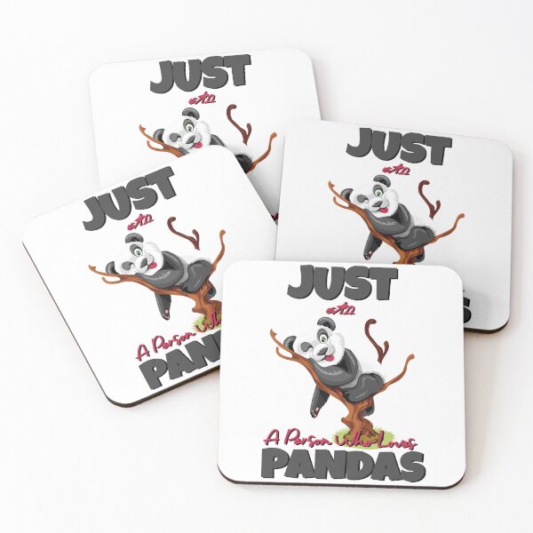 Item preview, JUST A PERSON WHO LOVES PANDAS designed and sold by GAADesignz.