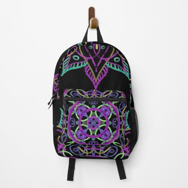 Item preview, Neon Mandala Flower Abstract designed and sold by Chatchot.