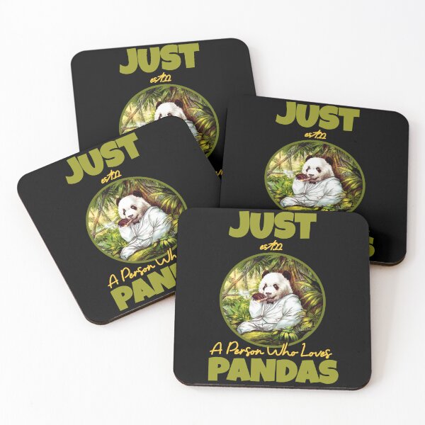 Item preview, JUST A PERSON WHO LOVES PANDAS designed and sold by GAADesignz.