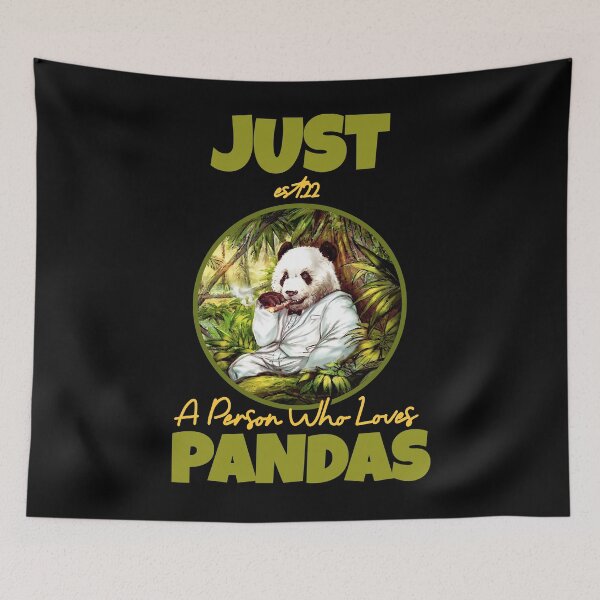 Item preview, JUST A PERSON WHO LOVES PANDAS designed and sold by GAADesignz.