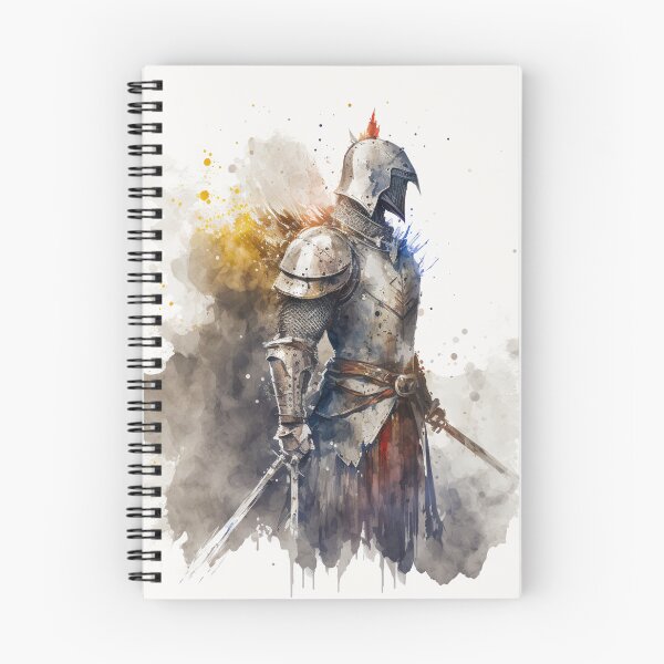 Aperçu de l'œuvre Chevalier Aquarelle créée et vendue par RandomReviews.