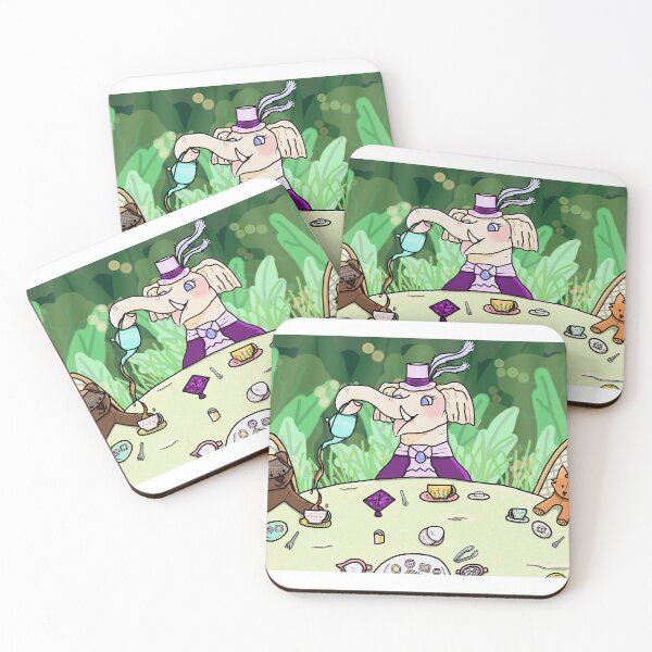 Item preview, Tea time elephant  designed and sold by Wolfkin Art .