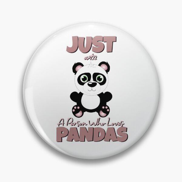 Item preview, JUST A PERSON WHO LOVES PANDAS designed and sold by GAADesignz.