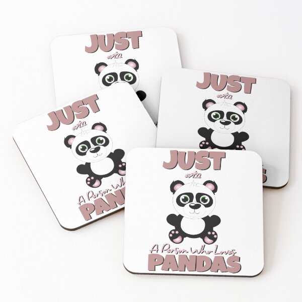 Item preview, JUST A PERSON WHO LOVES PANDAS designed and sold by GAADesignz.