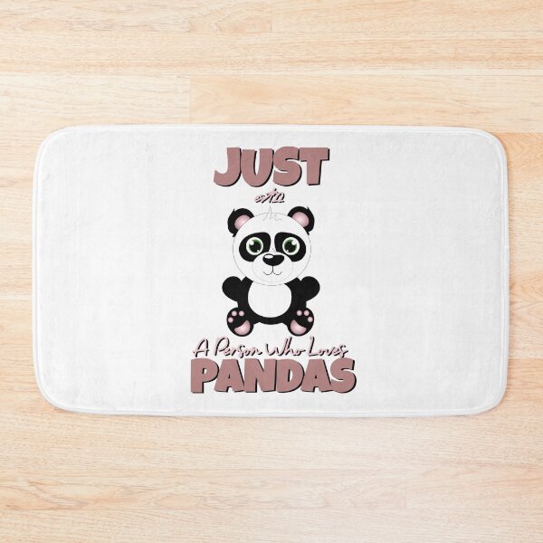 Item preview, JUST A PERSON WHO LOVES PANDAS designed and sold by GAADesignz.