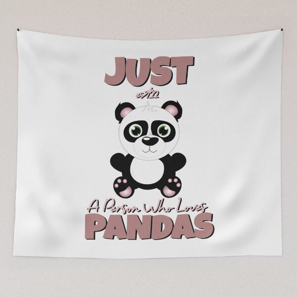 Item preview, JUST A PERSON WHO LOVES PANDAS designed and sold by GAADesignz.
