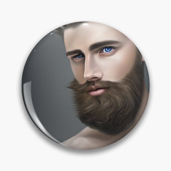 Item preview, Blond Haired, Bearded Man with Blue Eyes  designed and sold by LthrDaddyBear.