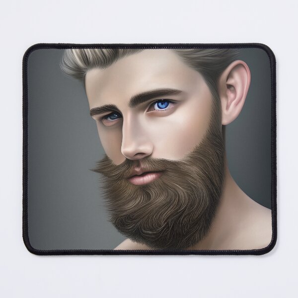 Item preview, Blond Haired, Bearded Man with Blue Eyes  designed and sold by LthrDaddyBear.