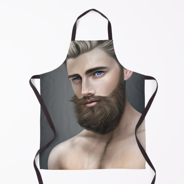 Item preview, Blond Haired, Bearded Man with Blue Eyes designed and sold by LthrDaddyBear.