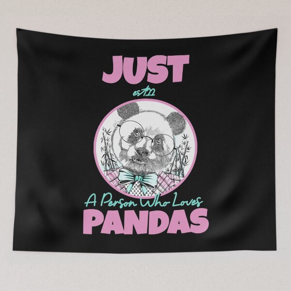 Item preview, JUST A PERSON WHO LOVES PANDAS designed and sold by GAADesignz.