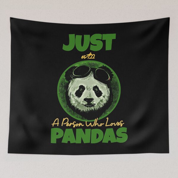 Item preview, JUST A PERSON WHO LOVES PANDAS designed and sold by GAADesignz.