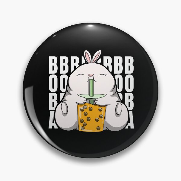 Item preview, Boba Rabbit drinking boba carrot milk tea happily designed and sold by The magic  Yellow bus.