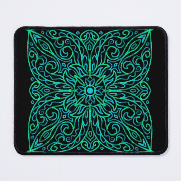 Item preview, Neon Mandala Flower Abstract designed and sold by Chatchot.