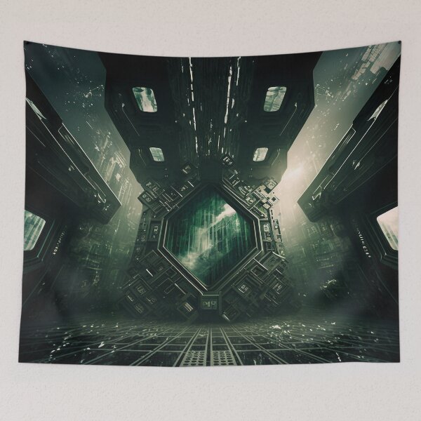 Item preview, Matrix Series Green Gate designed and sold by AICreateWorlds.
