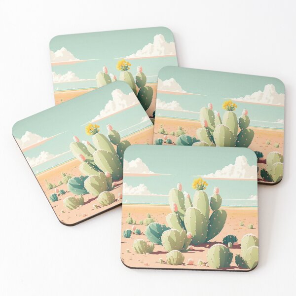 Item preview, Prairie Pastel Landscape(Cactus) #1 designed and sold by pastelcountrytx.