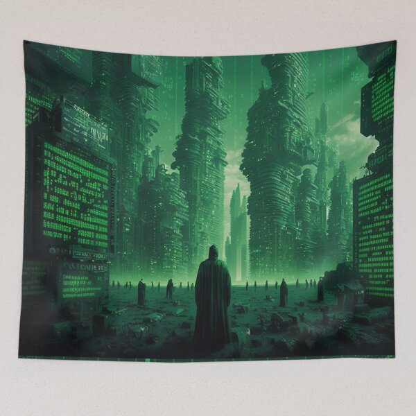 Item preview, Matrix Series, The Green City designed and sold by AICreateWorlds.