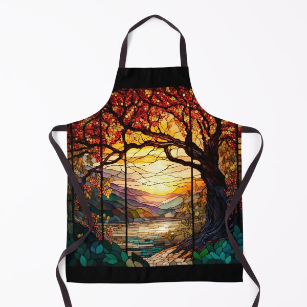 Item preview, Stained Glass Autumn Tree designed and sold by LeahTT.