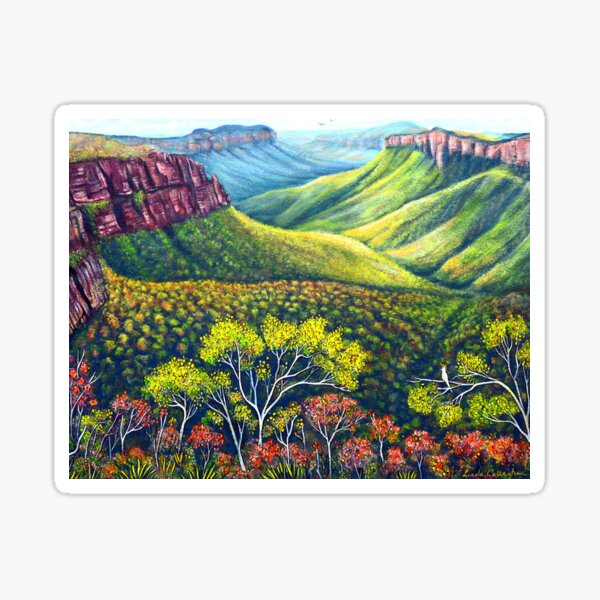 Item preview, Govetts Leap View, Blue Mountains designed and sold by Linda Callaghan.