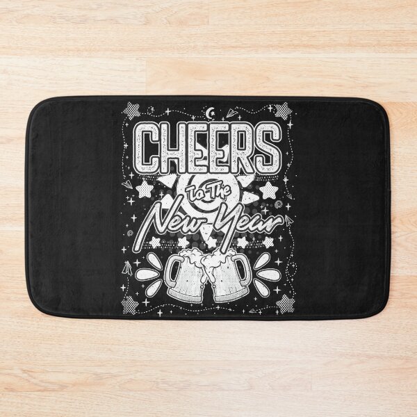 Item preview, Cheers to the New Year - funny saying designed and sold by VichallanStudio.