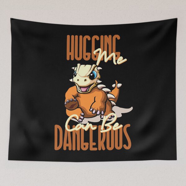 Item preview, HUGGING ME CAN BE DANGEROUS designed and sold by GAADesignz.