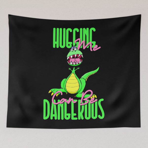 Item preview, HUGGING ME CAN BE DANGEROUS designed and sold by GAADesignz.