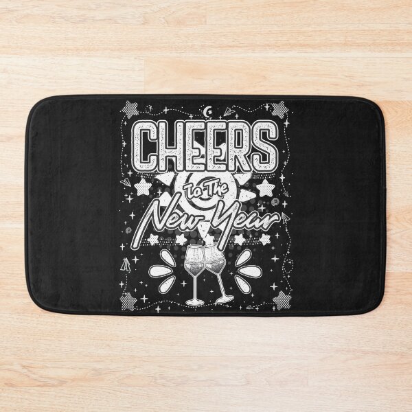 Item preview, Cheers to the New Year - funny saying designed and sold by VichallanStudio.