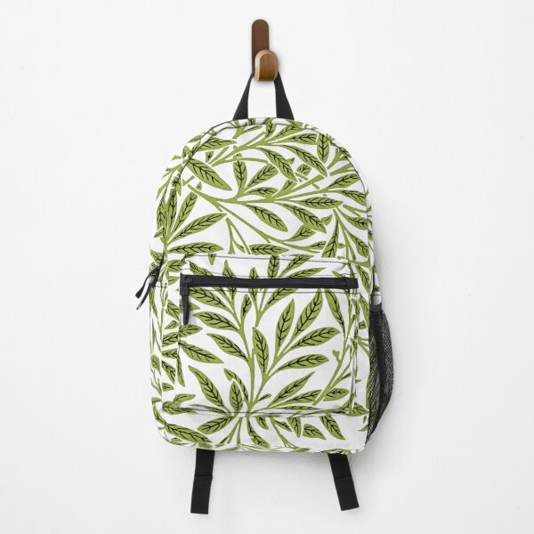 Item preview, Willow dark green leaves pattern illustration by William Morris enhanced by Art-Chemistry designed and sold by Art-Chemistry.