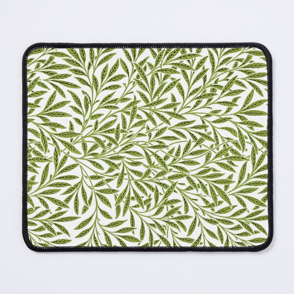 Item preview, Willow dark green leaves pattern illustration by William Morris enhanced by Art-Chemistry designed and sold by Art-Chemistry.