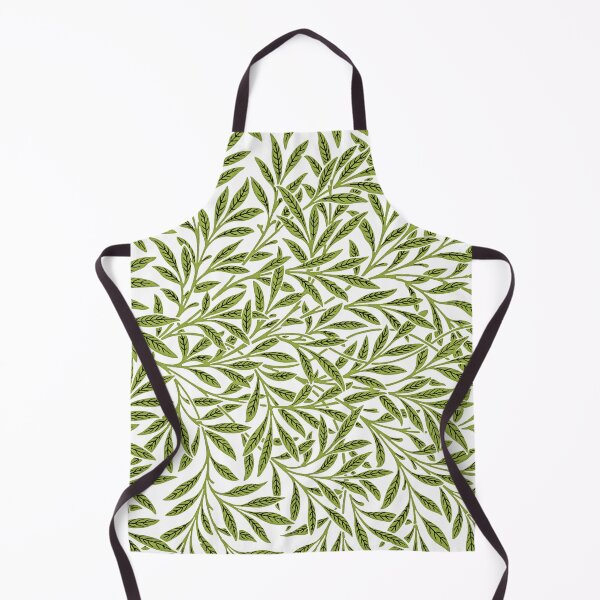 Item preview, Willow dark green leaves pattern illustration by William Morris enhanced by Art-Chemistry designed and sold by Art-Chemistry.