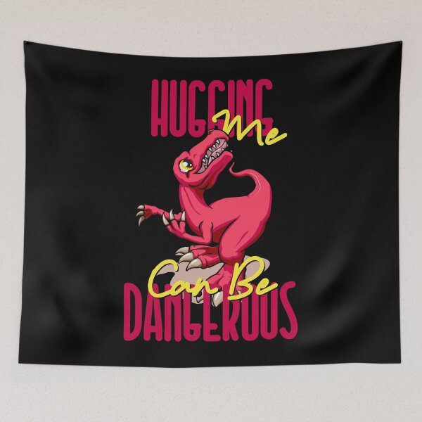 Item preview, HUGGING ME CAN BE DANGEROUS designed and sold by GAADesignz.