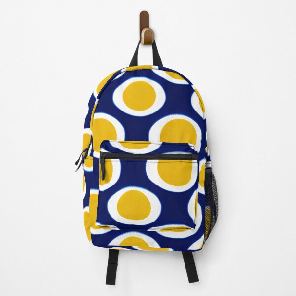 Item preview, Modern and Artistic Dot Pattern - Golden Yellow and White Spheres on a Royal Blue background create a happy and fun pattern designed and sold by SeaStories88.