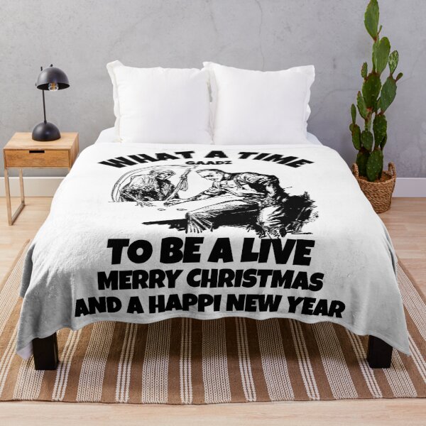 Item preview, WHAT A TIME TO BE ALIVE MERRY CHRISTMAS AND A HAPPY NEW YEAR designed and sold by GAADesignz.