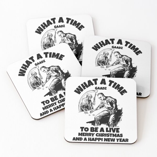 Item preview, WHAT A TIME TO BE ALIVE MERRY CHRISTMAS AND A HAPPY NEW YEAR designed and sold by GAADesignz.