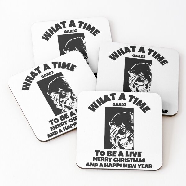 Item preview, WHAT A TIME TO BE ALIVE MERRY CHRISTMAS AND A HAPPY NEW YEAR designed and sold by GAADesignz.